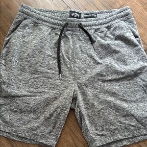 Billabong Gray Athletic Shorts with Elastic Waistband